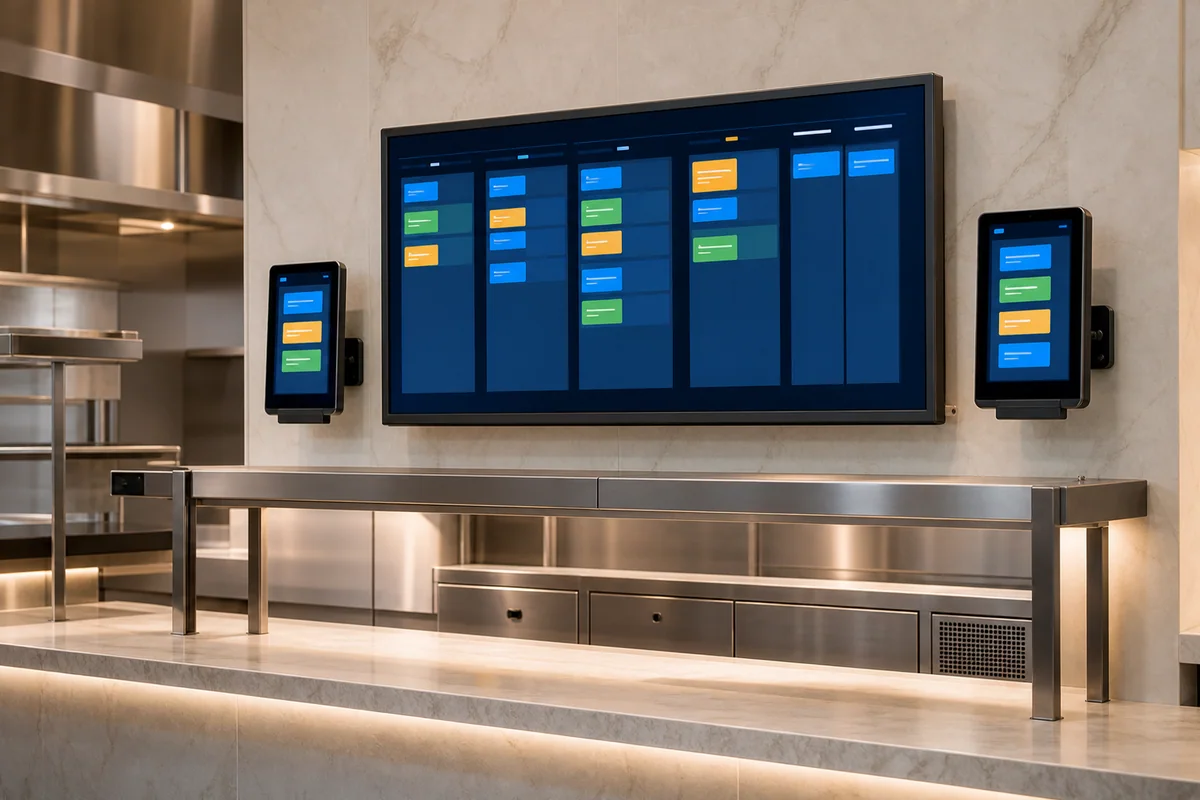 Kitchen order dashboard preview